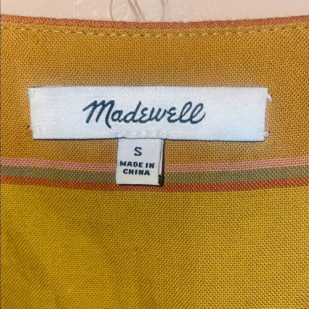 Madewell butterfly Multicolor Striped Blouse, size small - Picture 2 of 4